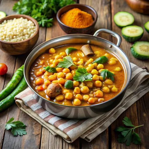 Warzywne Curry z Ciecierzycą