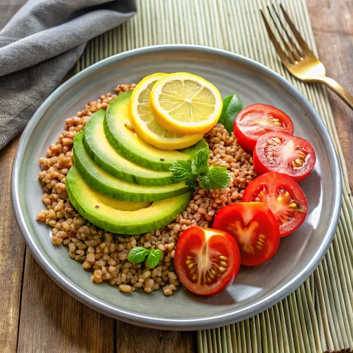 Sałatka z Orkiszem i Awokado